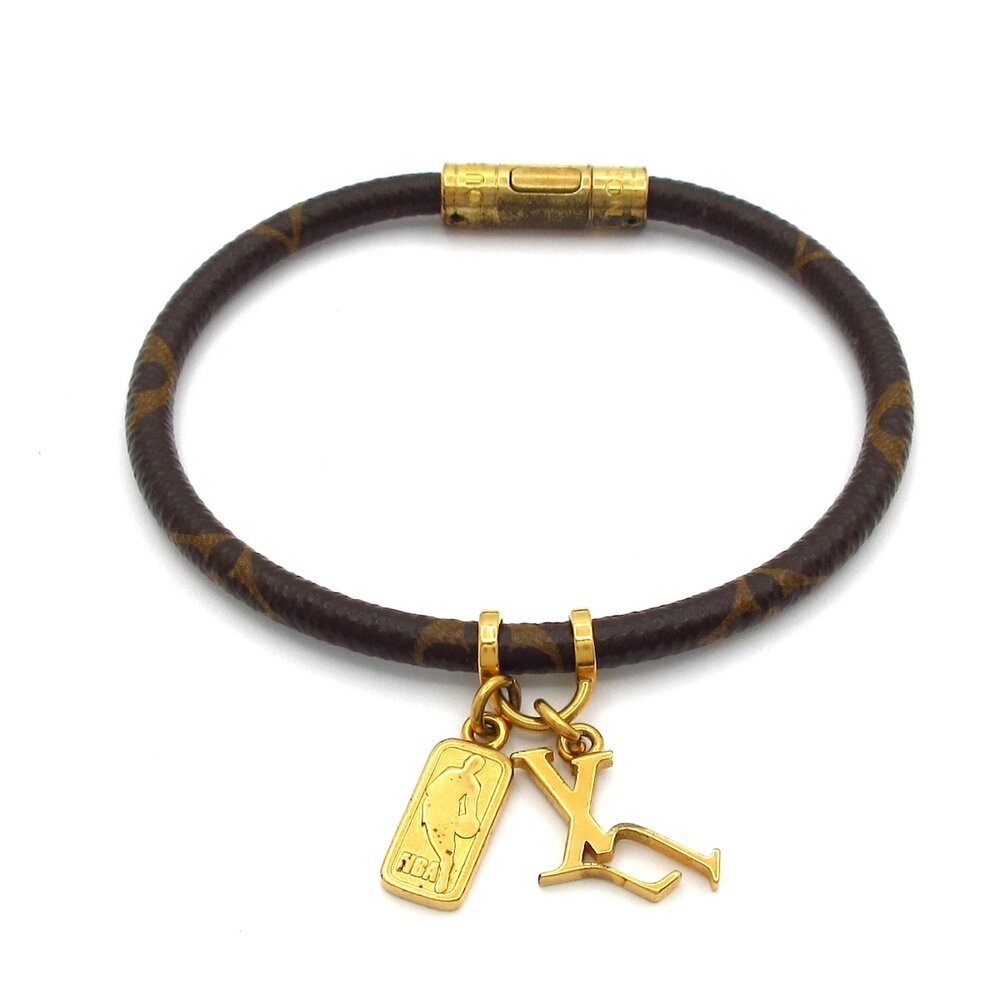 Louis Vuitton Brassle Hang It Bracelet MP299E Dark Brown